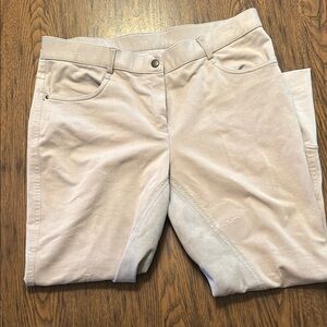 Ovation Tan Full Seat Suede Breeches 32R